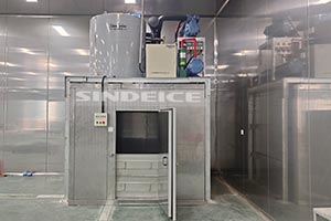 山東食品廠，日產8噸片冰機